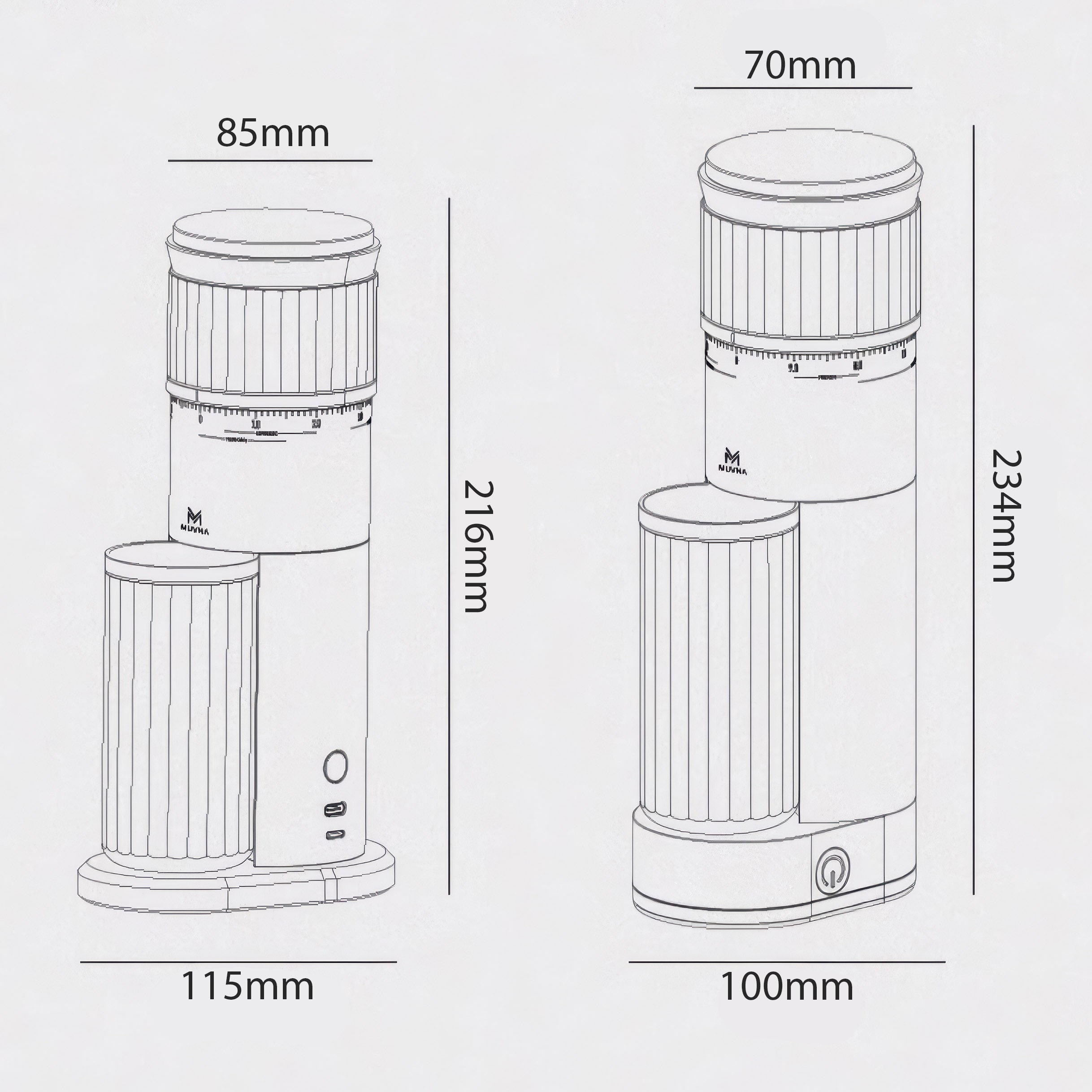 Precision Home Coffee Grinder